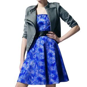 Alexander McQueen MCQ for TARGET Dress Blue Tattoo Skulls Mermaid Gothic M